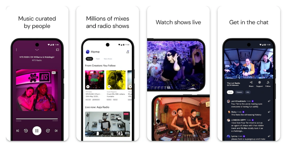 Mixcloud Music, Mixes & Radio